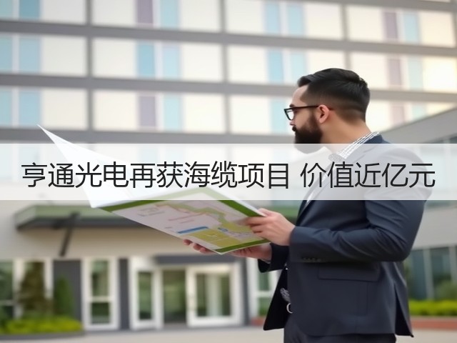 亨通光电再获海缆项目 价值近亿元(图2)