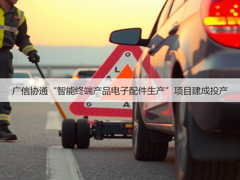 广信协通“智能终端产品电子配件生产”项目建成投产