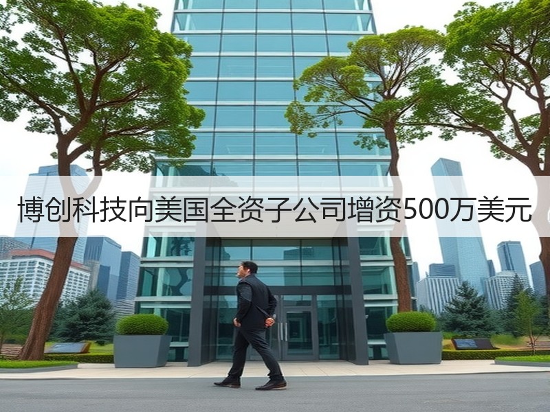 博创科技向美国全资子公司增资500万美元