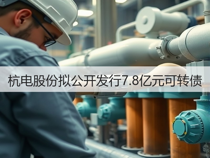 杭电股份拟公开发行7.8亿元可转债