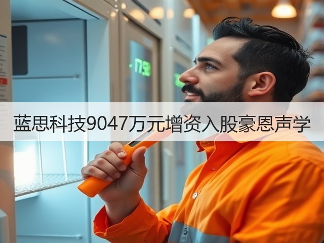 蓝思科技9047万元增资入股豪恩声学(图2) 蓝思科技9047万元增资入股豪恩声学(图2)