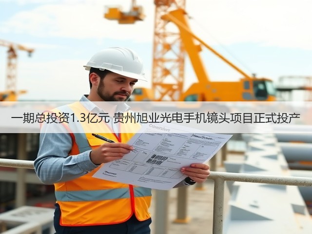 一期总投资1.3亿元 贵州旭业光电手机镜头项目正式投产(图2) 一期总投资1.3亿元 贵州旭业光电手机镜头项目正式投产(图2)
