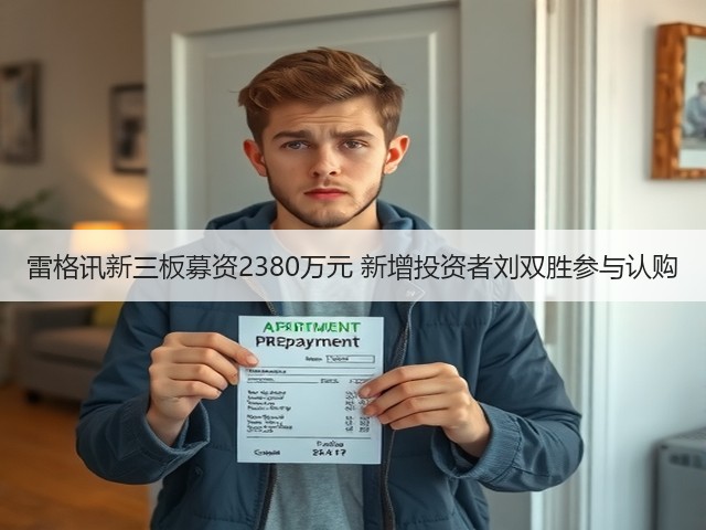 雷格讯新三板募资2380万元 新增投资者刘双胜参与认购(图3)