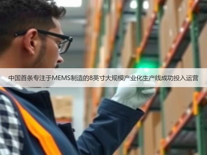 中国首条专注于MEMS制造的8英寸大规模产业化生产线成功投入运营
