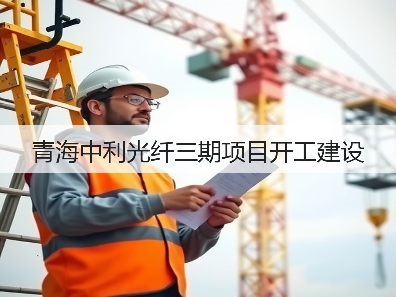 青海中利光纤三期项目开工建设