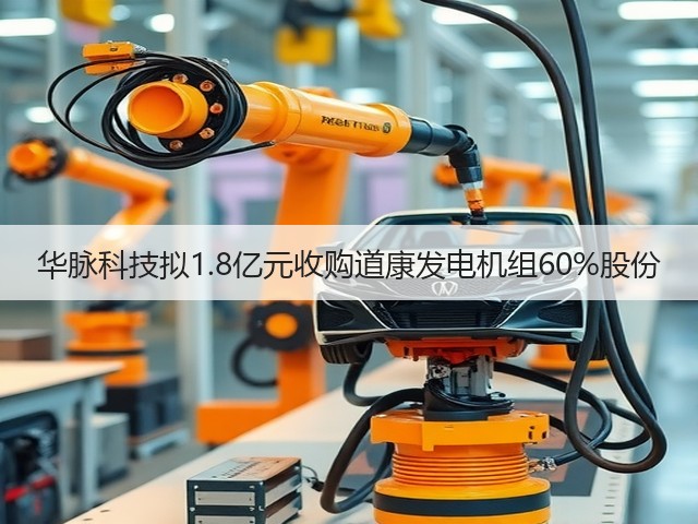 华脉科技拟1.8亿元收购道康发电机组60%股份(图3) 华脉科技拟1.8亿元收购道康发电机组60%股份(图3)