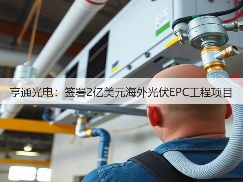 亨通光电：签署2亿美元海外光伏EPC工程项目