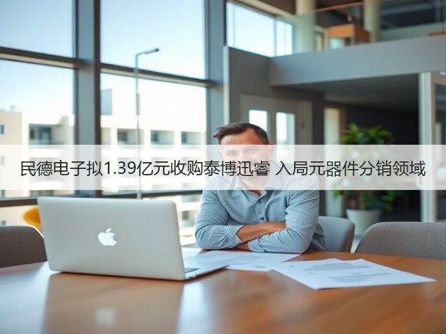 民德电子拟1.39亿元收购泰博迅睿 入局元器件分销领域(图1) 民德电子拟1.39亿元收购泰博迅睿 入局元器件分销领域(图1)