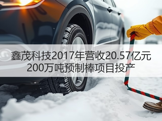 鑫茂科技2017年营收20.57亿元 200万吨预制棒项目投产(图3) 鑫茂科技2017年营收20.57亿元 200万吨预制棒项目投产(图3)