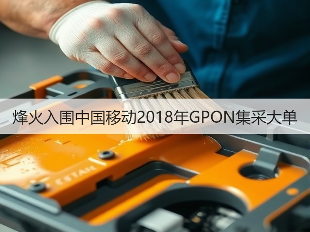 烽火入围中国移动2018年GPON集采大单(图1) 烽火入围中国移动2018年GPON集采大单(图1)