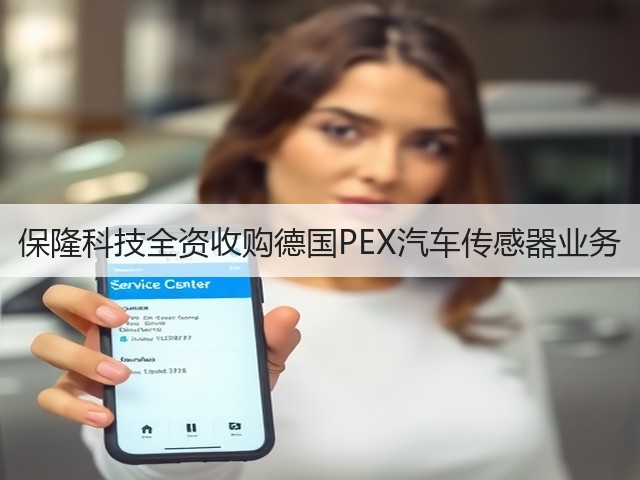 保隆科技全资收购德国PEX汽车传感器业务(图3) 保隆科技全资收购德国PEX汽车传感器业务(图3)
