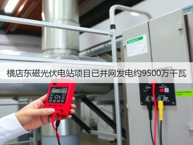 横店东磁光伏电站项目已并网发电约9500万千瓦(图1)