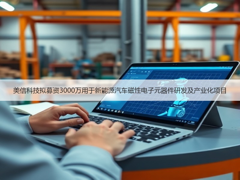 美信科技拟募资3000万用于新能源汽车磁性电子元器件研发及产业化项目