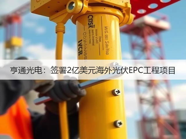 亨通光电:签署2亿美元海外光伏EPC工程项目(图3) 亨通光电:签署2亿美元海外光伏EPC工程项目(图3)