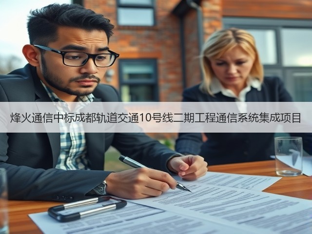 烽火通信中标成都轨道交通10号线二期工程通信系统集成项目(图3) 烽火通信中标成都轨道交通10号线二期工程通信系统集成项目(图3)