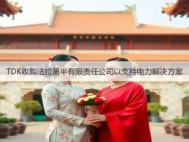 TDK收购法拉第半有限责任公司以支持电力解决方案(图3) TDK收购法拉第半有限责任公司以支持电力解决方案(图3)