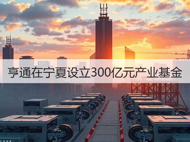 亨通在宁夏设立300亿元产业基金(图3)