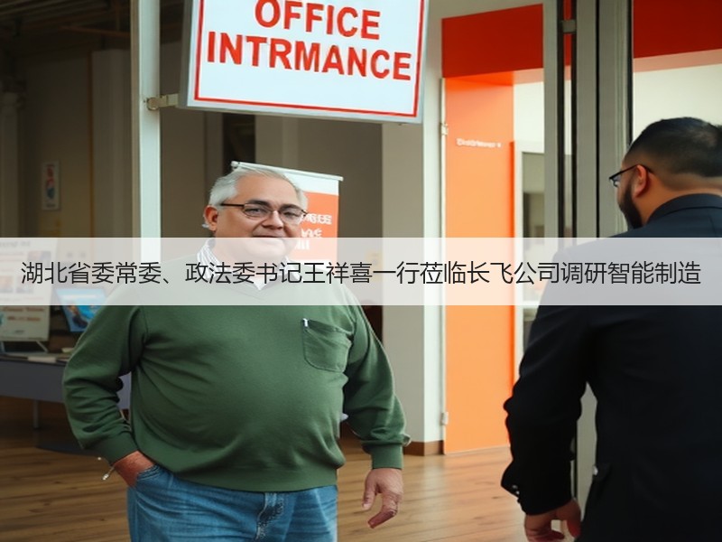 湖北省委常委、政法委书记王祥喜一行莅临长飞公司调研智能制造