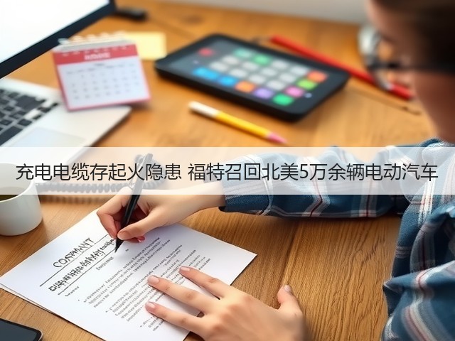 充电电缆存起火隐患 福特召回北美5万余辆电动汽车(图3) 充电电缆存起火隐患 福特召回北美5万余辆电动汽车(图3)