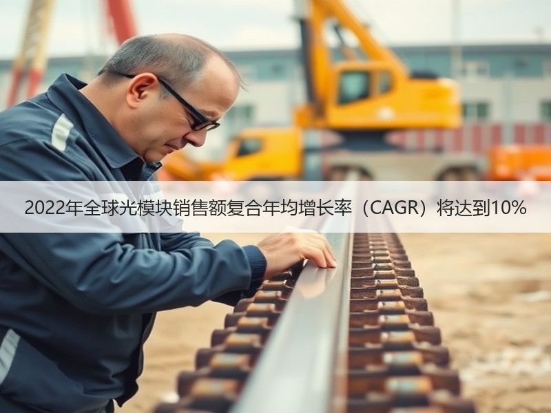 2022年全球光模块销售额复合年均增长率（CAGR）将达到10%