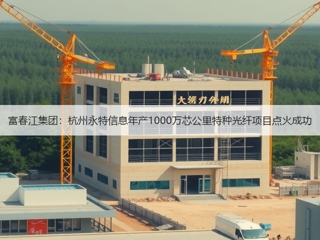 富春江集团：杭州永特信息年产1000万芯公里特种光纤项目点火成功(图3)