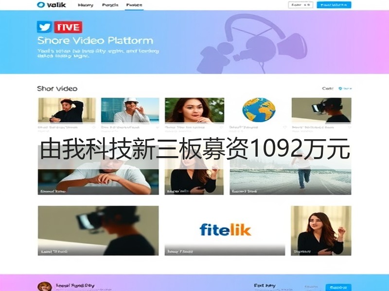 由我科技新三板募资1092万元