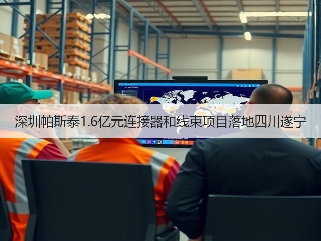 深圳帕斯泰1.6亿元连接器和线束项目落地四川遂宁(图3)