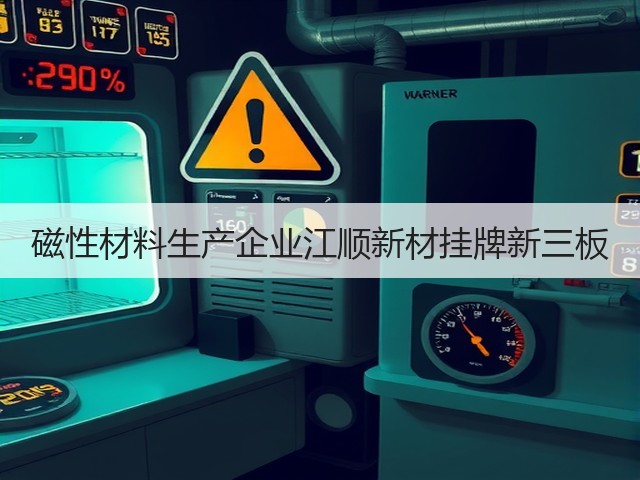 磁性材料生产企业江顺新材挂牌新三板(图1)