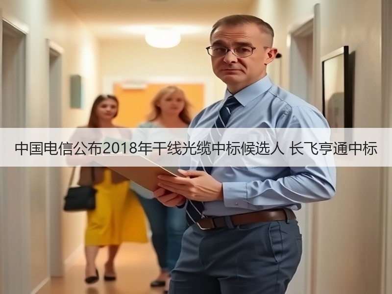 中国电信公布2018年干线光缆中标候选人 长飞亨通中标