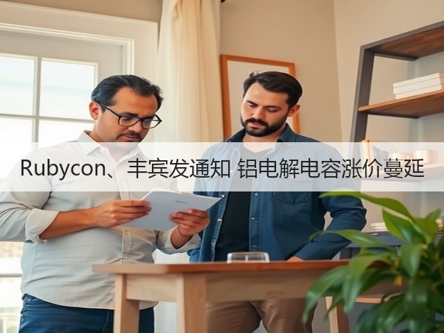 Rubycon、丰宾发通知 铝电解电容涨价蔓延(图3) Rubycon、丰宾发通知 铝电解电容涨价蔓延(图3)