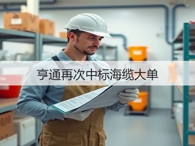 亨通再次中标海缆大单(图3) 亨通再次中标海缆大单(图3)