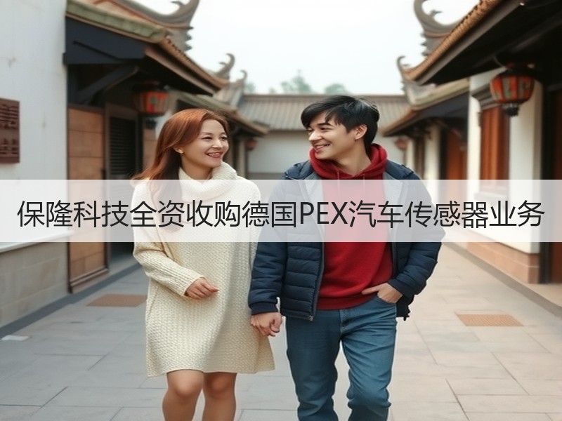 保隆科技全资收购德国PEX汽车传感器业务