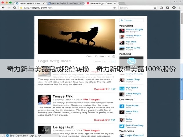 奇力新与美磊完成股份转换 奇力新取得美磊100%股份(图3) 奇力新与美磊完成股份转换 奇力新取得美磊100%股份(图3)