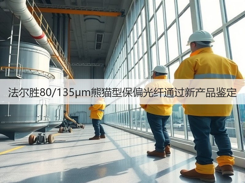 法尔胜80/135μm熊猫型保偏光纤通过新产品鉴定