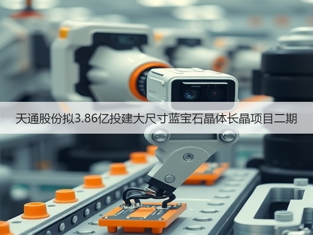 天通股份拟3.86亿投建大尺寸蓝宝石晶体长晶项目二期(图2)