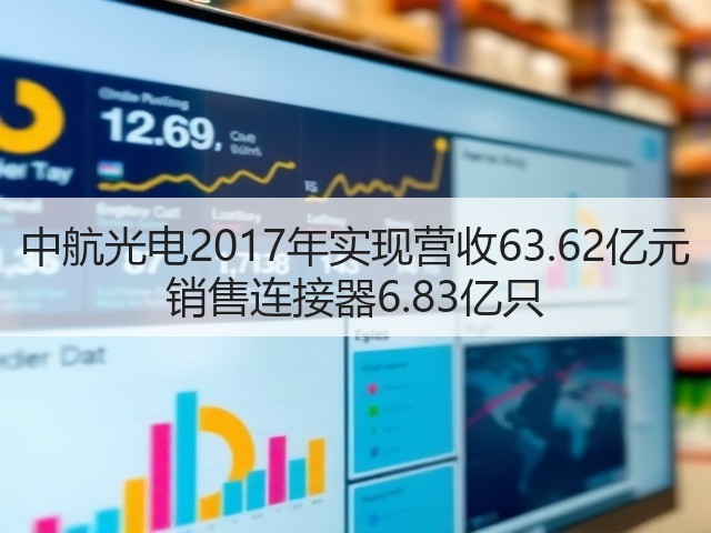 中航光电2017年实现营收63.62亿元 销售连接器6.83亿只(图1)