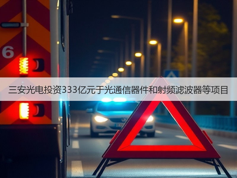 三安光电投资333亿元于光通信器件和射频滤波器等项目