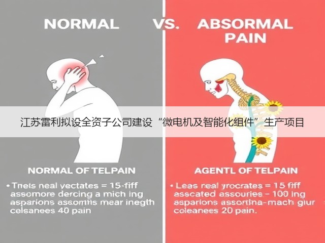 江苏雷利拟设全资子公司建设“微电机及智能化组件”生产项目(图2) 江苏雷利拟设全资子公司建设“微电机及智能化组件”生产项目(图2)