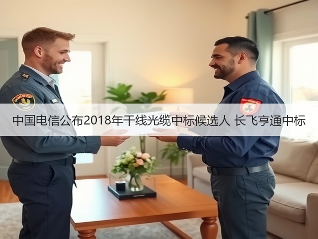 中国电信公布2018年干线光缆中标候选人 长飞亨通中标(图3)
