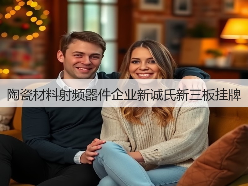 陶瓷材料射频器件企业新诚氏新三板挂牌