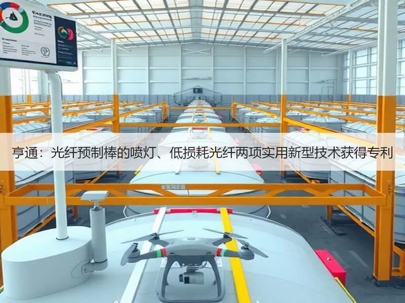 亨通：光纤预制棒的喷灯、低损耗光纤两项实用新型技术获得专利