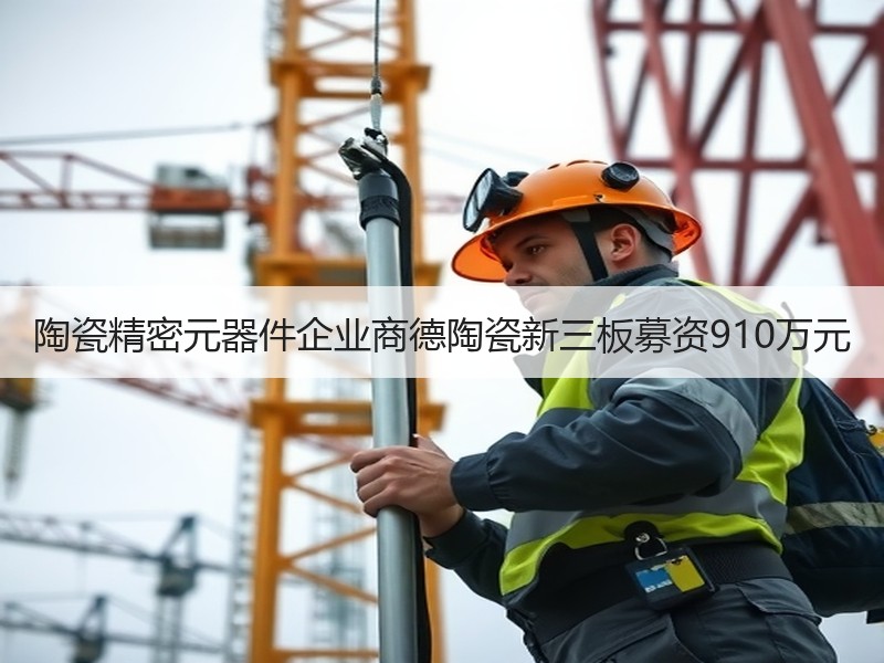 陶瓷精密元器件企业商德陶瓷新三板募资910万元