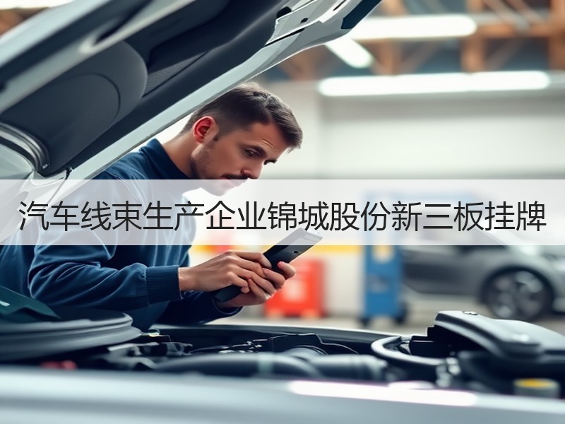 汽车线束生产企业锦城股份新三板挂牌