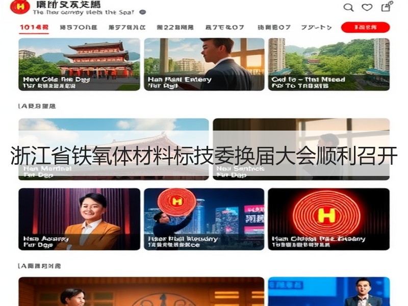 浙江省铁氧体材料标技委换届大会顺利召开