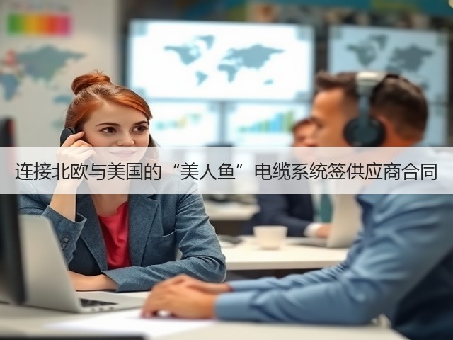 连接北欧与美国的“美人鱼”电缆系统签供应商合同(图2) 连接北欧与美国的“美人鱼”电缆系统签供应商合同(图2)