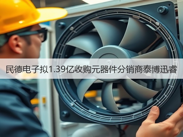 民德电子拟1.39亿收购元器件分销商泰博迅睿(图1)