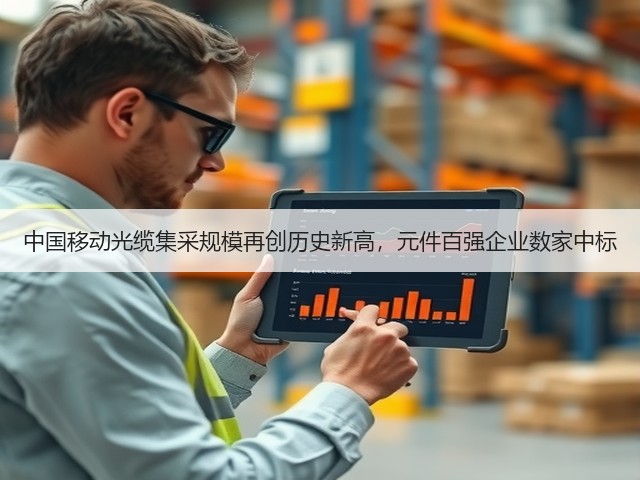 中国移动光缆集采规模再创历史新高，元件百强企业数家中标(图1)