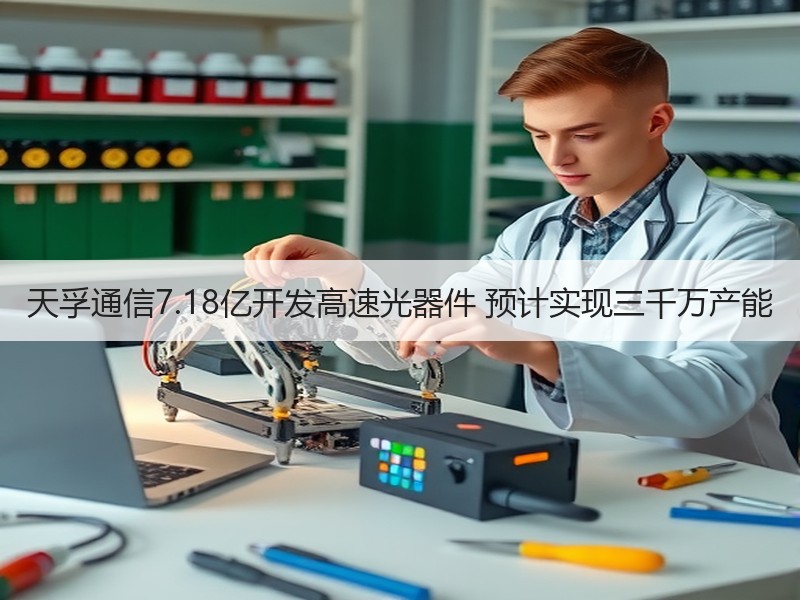 天孚通信7.18亿开发高速光器件 预计实现三千万产能