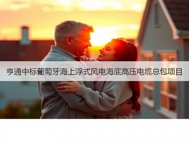 亨通中标葡萄牙海上浮式风电海底高压电缆总包项目(图1)