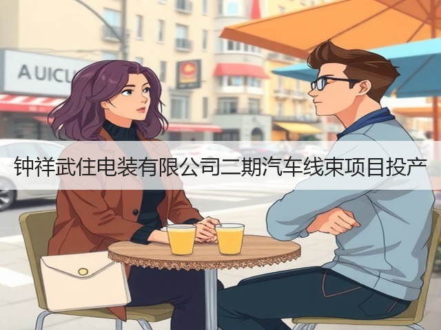 钟祥武住电装有限公司二期汽车线束项目投产(图2)